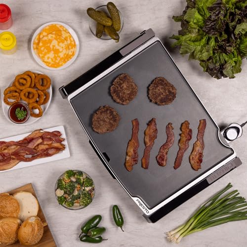 Presto Tilt-N-Fold XL Electric Griddle - Large Nonstick Kitchen Appliance
