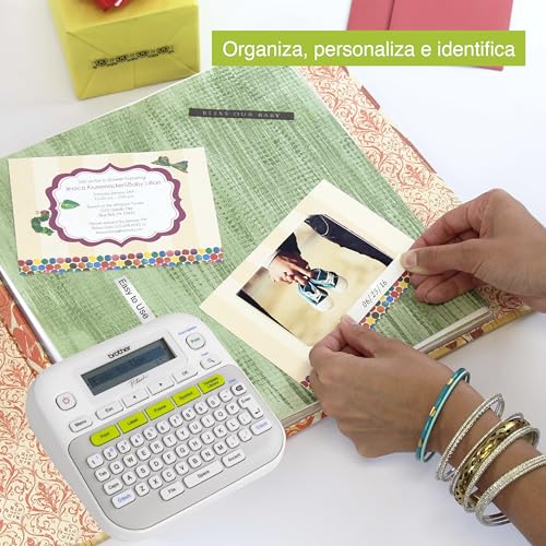 Brother P-touch PTD210 Label Maker - Easy Home & Office Monochrome Printer