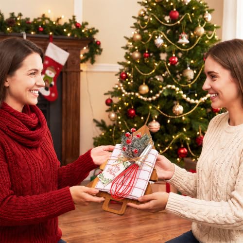 Dark Wood Christmas Tree Kitchen Gift Set - 12-Piece Cooking & Baking Gifts