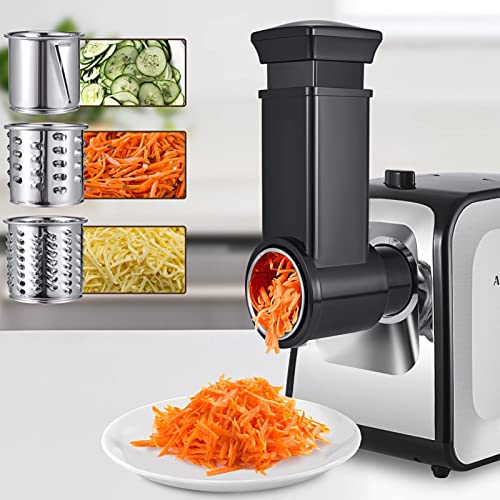 ALTRA LIFE Silver 2800W Heavy Duty Electric Meat Grinder & Sausage Stuffer Kit