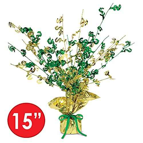 $ Gleam 'N Burst Centerpiece Party Accessory (1 count) (1/Pkg)