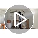 GloTika Brown 4-Tier Over Toilet Storage Rack - Anti-Tilt Bathroom Organizer