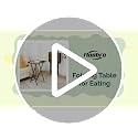 HOOBRO Set of 4 Folding TV Trays with Stand - Retro Metal Snack Tables