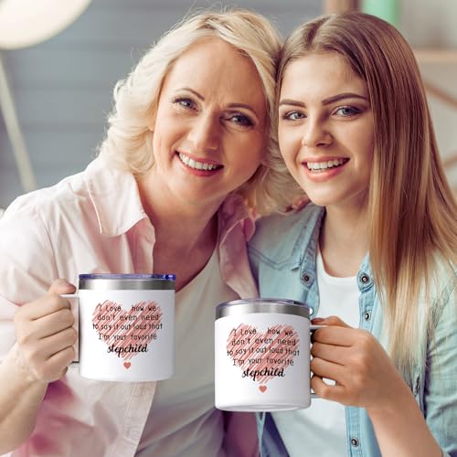Gtmileo Stepmom Gifts, I'm Your Favorite Stepchild 14oz Insulated