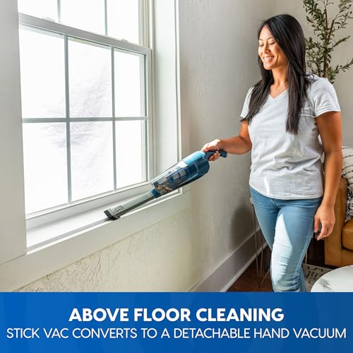 Vacmaster 10.8V Cordless 2-in-1 Stick Vacuum Cleaner - Blue