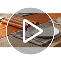 COSINIA 4 Pack Red Satin Table Runners 12 x 108 in - Reusable Seamless Design