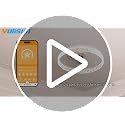 VOLISUN 19.7in Gold Flush Mount Ceiling Fan with Lights & Remote, Dimmable 3000K-6500K, Modern Quiet Fan for Bedroom & Living Room