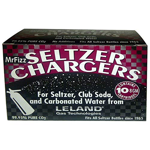 Soda Charger Set - 40 CO2 Rechargeable Cartridges for Soda Makers