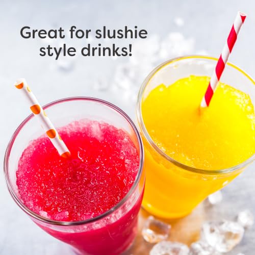 Nostalgia Snow Cone Shaved Ice Machine - White Retro Tabletop Slushie Maker with 2 Cups & Scoop