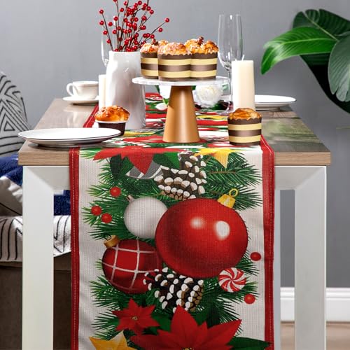 LemonRoad 8 Pcs Holiday Table Runners Set – 13x72in Farmhouse Fall/Christmas Decor (Variant: 8 pcs)