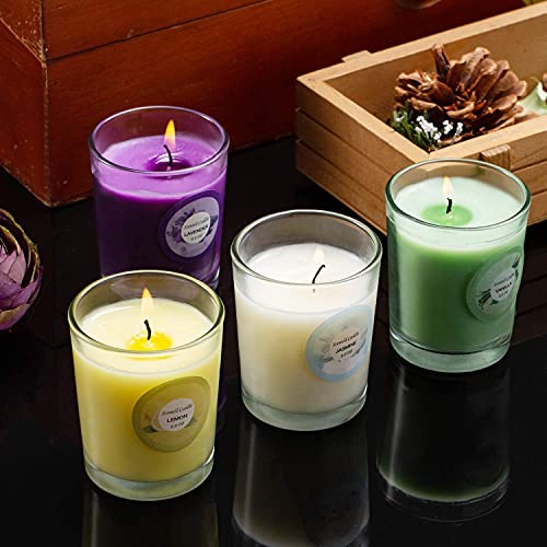 Scented Candle Set with 20 Colors - Natural Soy Wax Aromatherapy Candles Gift