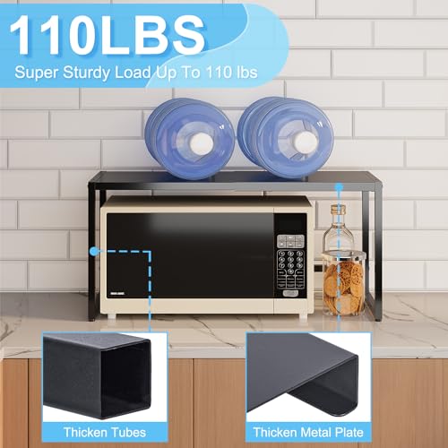 Adjustable 11.8 x 28.9-inch Heavy Duty Metal Storage Shelf - 110lbs Load Capacity