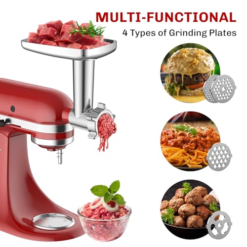 KitchenAid Food Grinder Attachment for Stand Mixer - Meat & Sausage Maker
