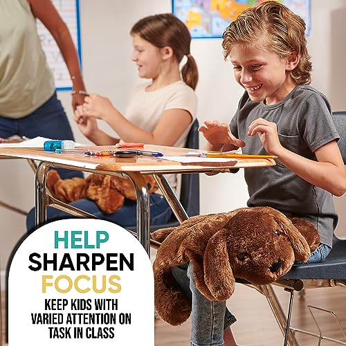 Weighted Stuffed Animals 5lb Lap Pad - Microwavable Sensory Blanket for Kids Max