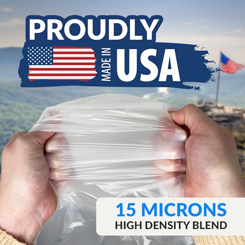 Reli. 50 Gallon Heavy Duty Trash Bags with Twist Ties - Made in USA