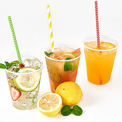Turbo Bee 420 Pack 16oz Clear Disposable Plastic Cups,Cold/Hot