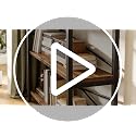 Homeiju 3-Tier Vintage Bookshelf - 31.5" Wide Wooden & Metal Storage Rack