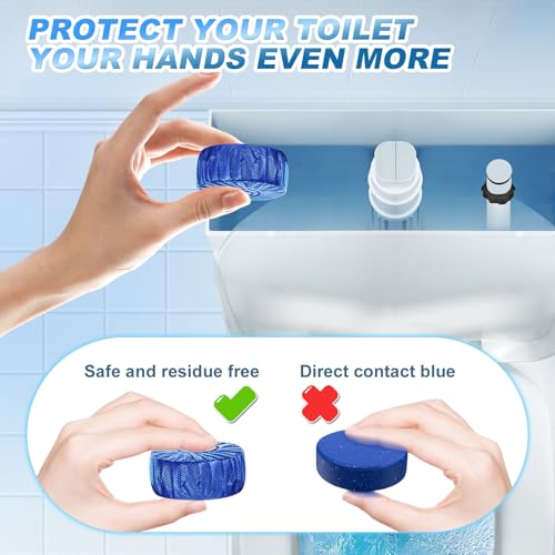 KIISIISO 54 Pack Toilet Bowl Tablets - Automatic Bathroom Cleaner & Deodorizer