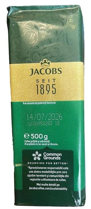 Jacobs Kronung Ground Coffee 3 Pack 52.5oz | Premium Roast, 17.6oz Each