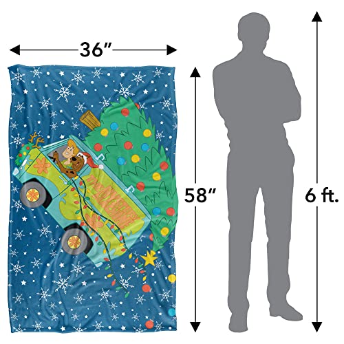 LOGOVISION 36x58 Oh Christmas Tree Silky Touch Soft Fleece Throw Blanket