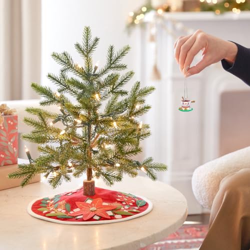 Hallmark Keepsake Mini Christmas Ornament Festive Fondue 2026 Snowman Holiday Decor