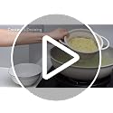Collapsible Silicone Colander Set with Stainless Steel Rim 3 Pack - Space Saving Kitchen Strainers