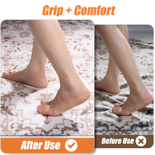 TravLand 9' x 12' Non-Slip Felt & Rubber Rug Pad - Waterproof Grippy Underlay for Hardwood & Tile Floors