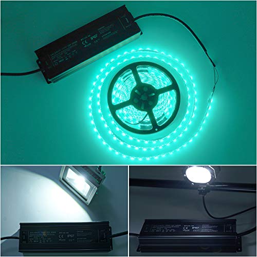 AXLHNITI 250W 12V Waterproof IP67 LED Power Supply Transformer - 110V AC to 12V DC for Outdoor & Indoor LED Lights