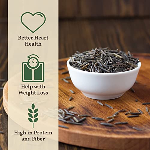 5lb All Natural Minnesota Wild Rice Non-GMO - Pack of 1 (80 Ounce)