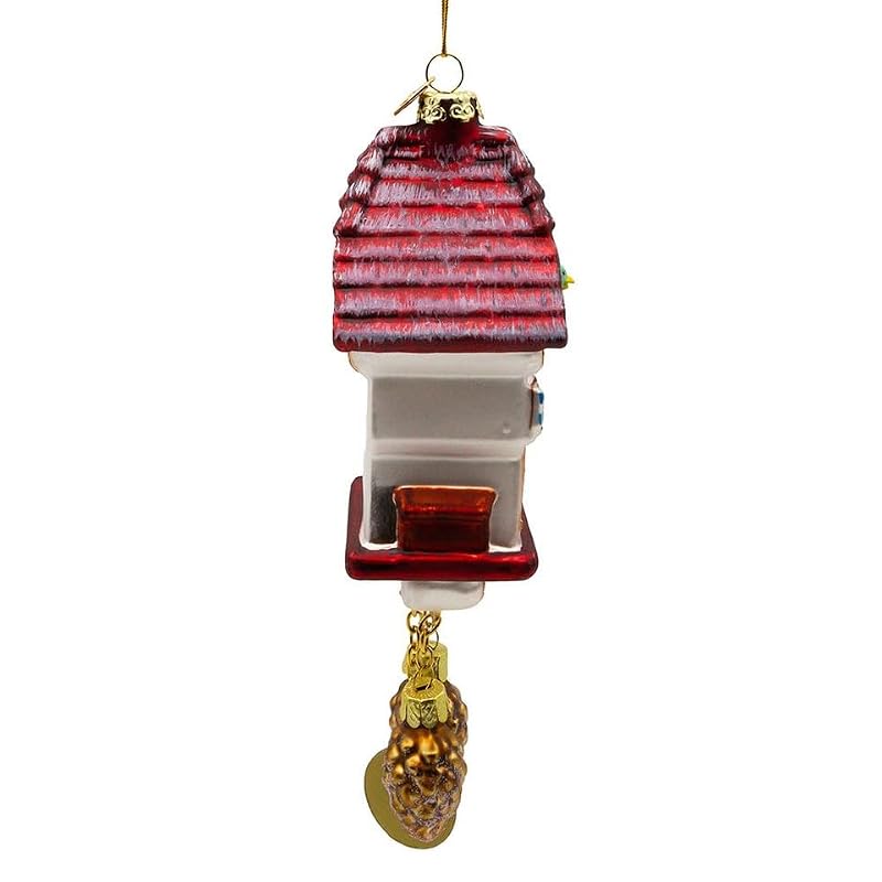 Kurt S. Adler Noble Gems Cuckoo Clock Glass Ornament – Holiday Tree Speicher