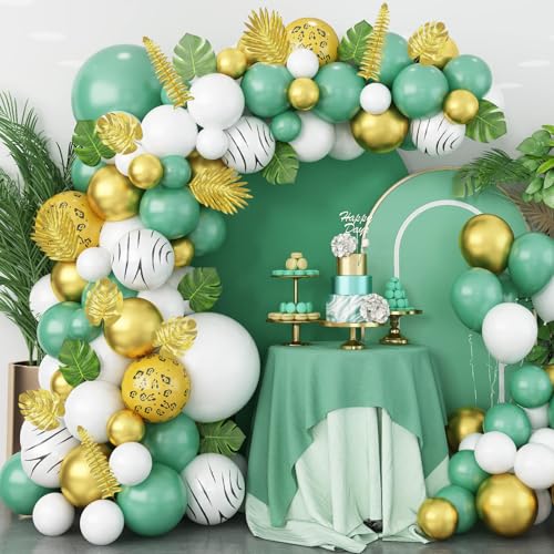 30Pcs 3 Kinds Artificial Golden Leaves with Stems Fake Gold Plants Foliage Stems Simulation Monstera Palm Leaves for Wedding Picks DIY Wreath Crafts Christmas Tree Filler Decors