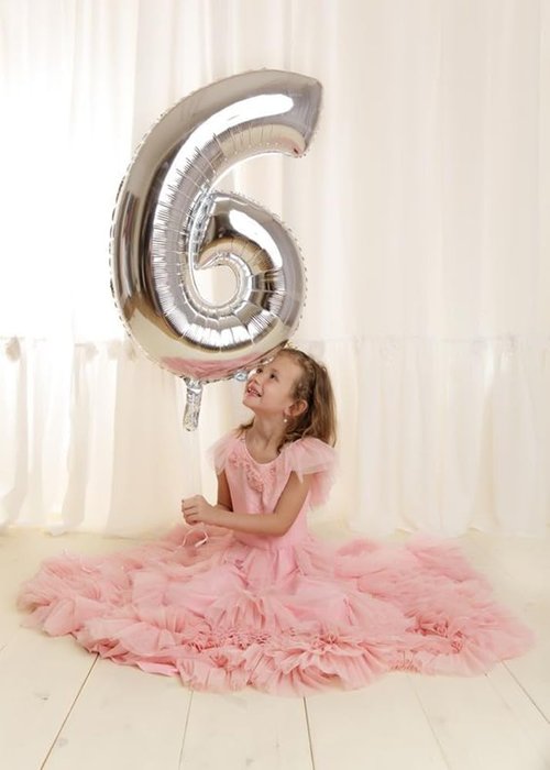 40 Inch Silver Number 9 Balloon - Perfect for Birthday Parties, Weddings & Graduations