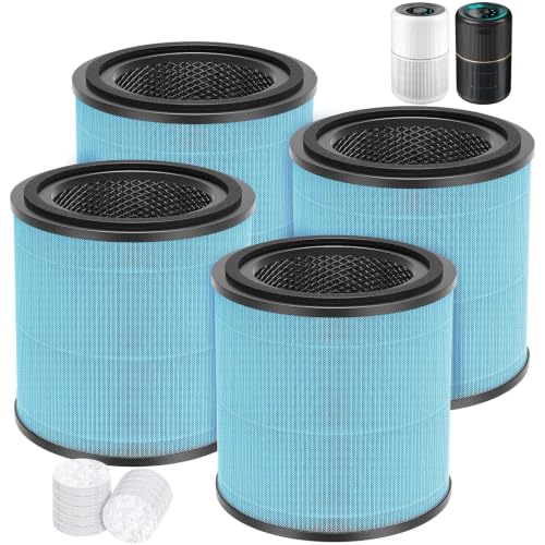 Caehomly 4 Pack AP0601 Air Purifier Filter Replacement Compatible with AIRTOK