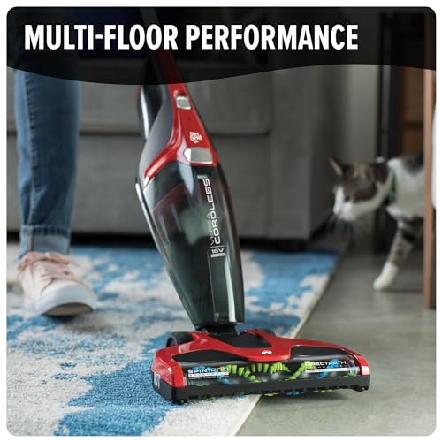 Cordless 3-in-1 Stick Vacuum Cleaner for Hardwood & Carpet - Lightweight & Handheld