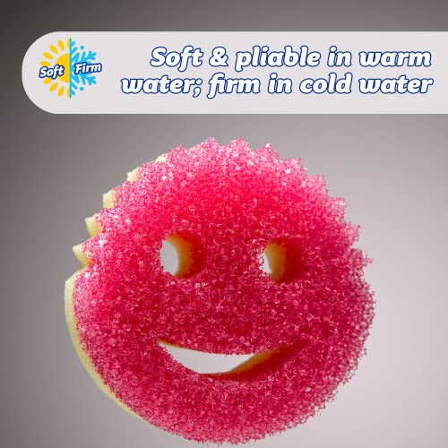 Scrub Daddy & Scrub Mommy Dish Wand Bundle Pink - Soap Dispensing & Dual-Sided Sponges