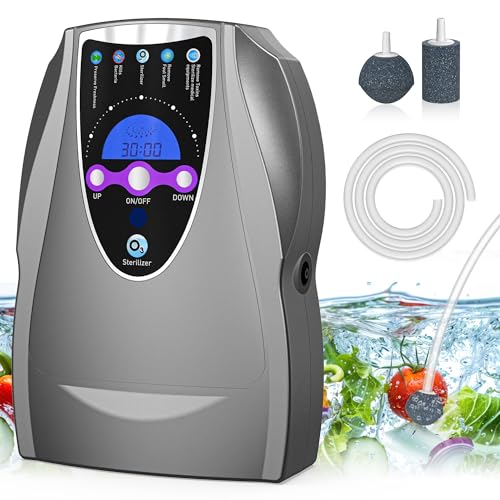 VTAR Ozone Machine - 1000mg/h Multipurpose Air and Water Purifier - Dark Gray