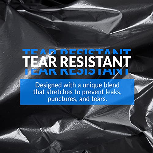 Reli. 6-10 Gallon Trash Bags - Black, 1000 Count - Bathroom & Home Use Variation