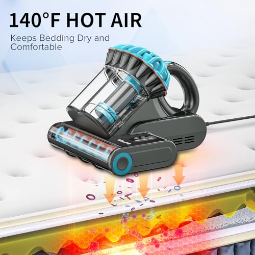 Belife M8 Blue Mattress Vacuum Cleaner with UV, Hot Air & HEPA Filter