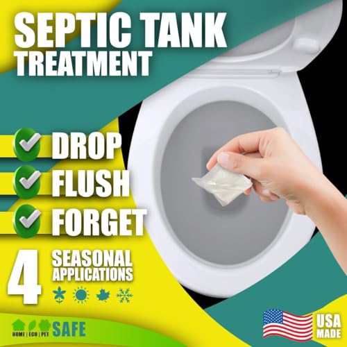 Septic Tank Treatment Emergency Formula - 1 Gallon | Drain & Leach Field Cleaner