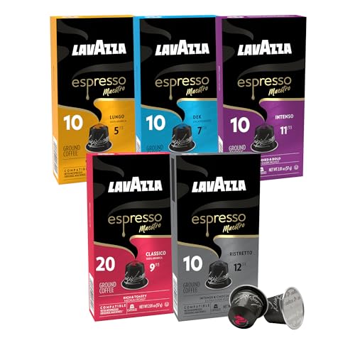 Lavazza Variety Pack Espresso Capsules for Nespresso Original Machines - 60 Count