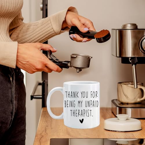 Therapist Friendship Mug for Women - Funny Coffee Gift for Mental Health & Occupational Therapy