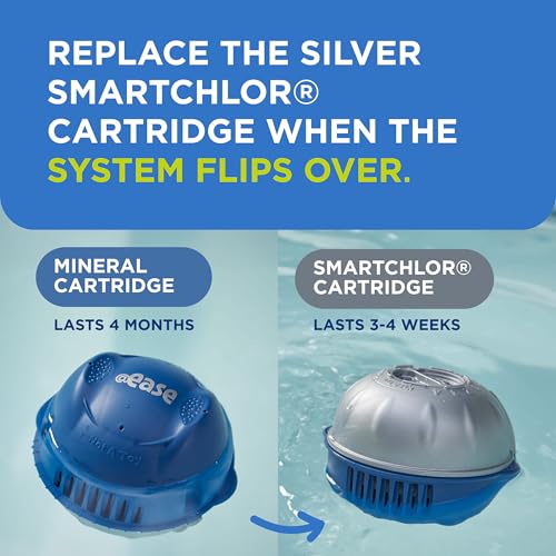FROG @ease Replacement SmartChlor Cartridges - 3 Pack for Hot Tubs Up to 600 Gallons