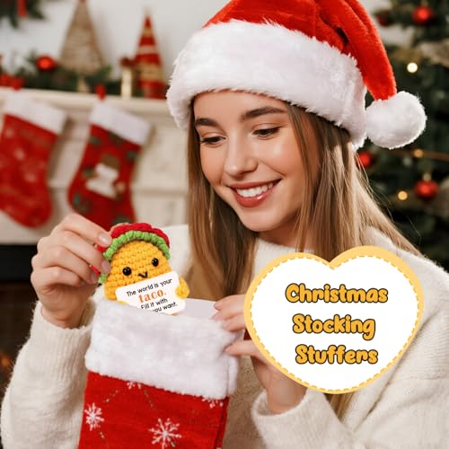World OCCdesign Handmade Inspirational Taco Gift for Christmas & Holiday Stockings