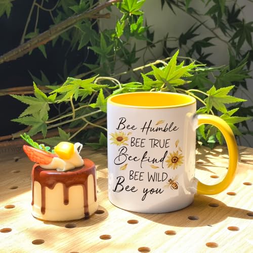 Queen Bee Coffee Mug Gifts for Women bees Lovers, Bee-humble Kind