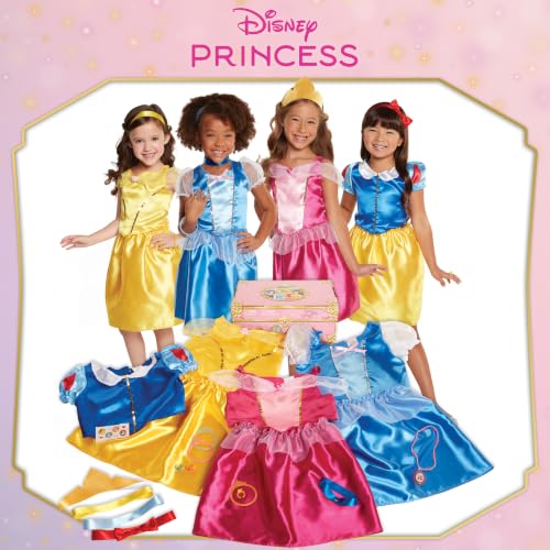 JAKKS Pacific Disney Princess Dress Up Trunk Deluxe 21-Piece Costume Set - New Deluxe Variant