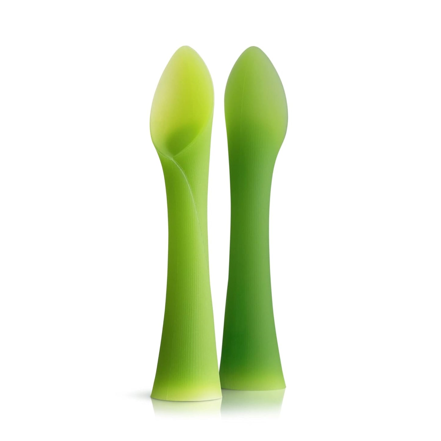 Olababy Silicone Soft-Tip Training Spoons - Perfect for Baby-Led Weaning | Set of 2