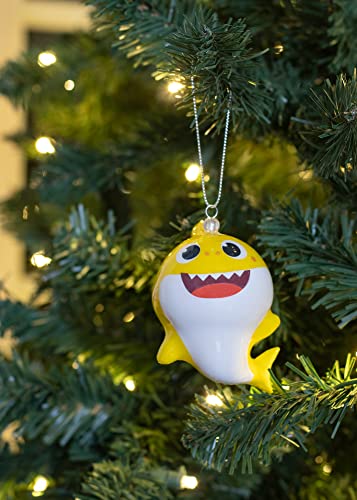 Kurt S. Adler Baby Shark Christmas Ornament - Smiling Yellow 3.5"
