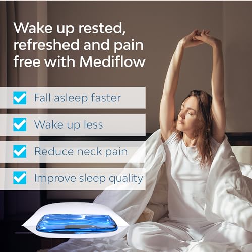 Water Pillow for Neck Pain Relief - Single Pack, Adjustable Support, Clinically Proven