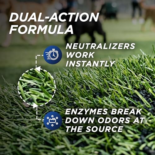 30 Seconds Outdoor Odor Eliminator for Pets & Turf - 64 oz Hose Spray + 1 Gallon Refill