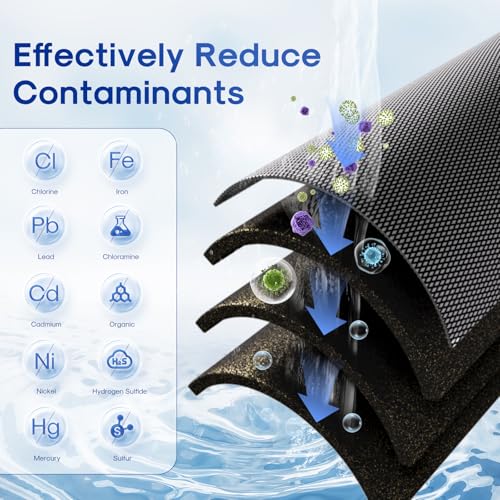 ICEPURE 1 Micron 2.5" x 10" Whole House Water Filter Coconut Shell